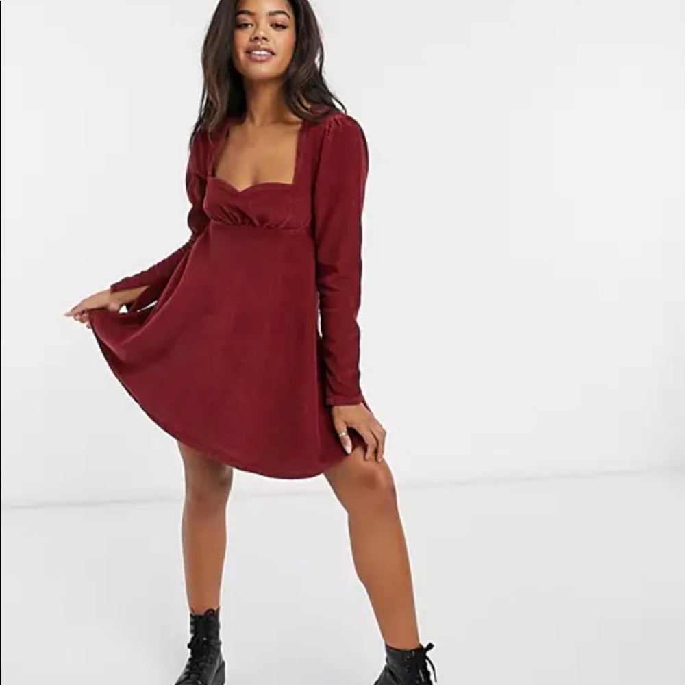 Brand new- never worn!  Cute corduroy dress!